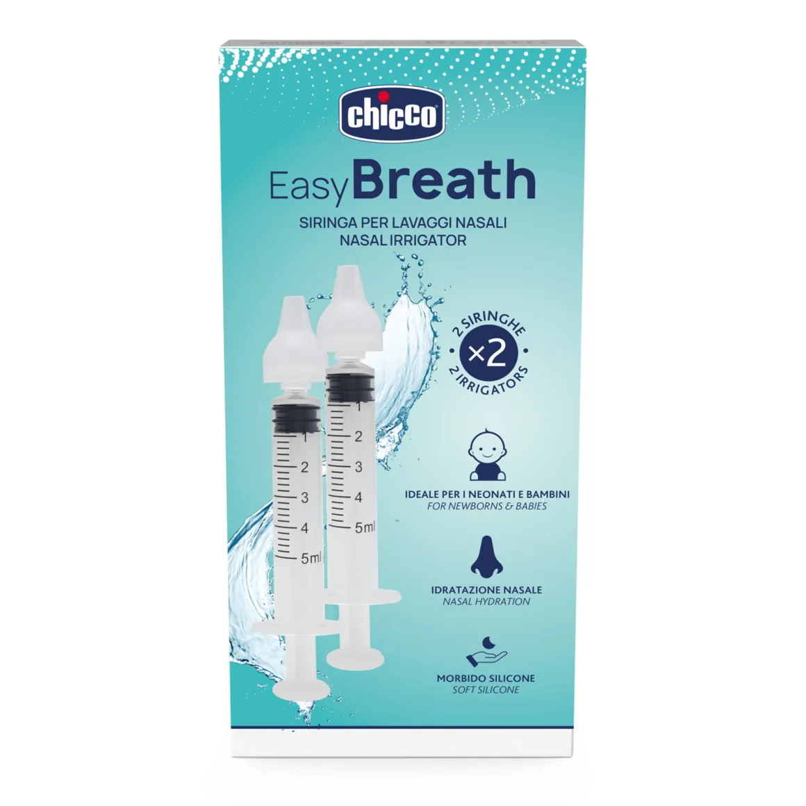 Easy breath siringa lavaggi nasali 2pz – chicco