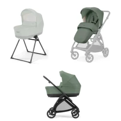 Electa system duo colore murray green telaio total black – inglesina