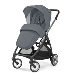 Electa system quattro colore union grey con telaio silver black e seggiolino darwin infant – inglesina