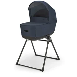 Electa system quattro colore hudson blue con telaio silver black e seggiolino darwin infant recline – inglesina