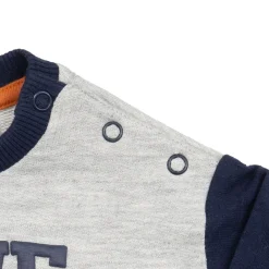 Felpa bicolor bimbo stampata