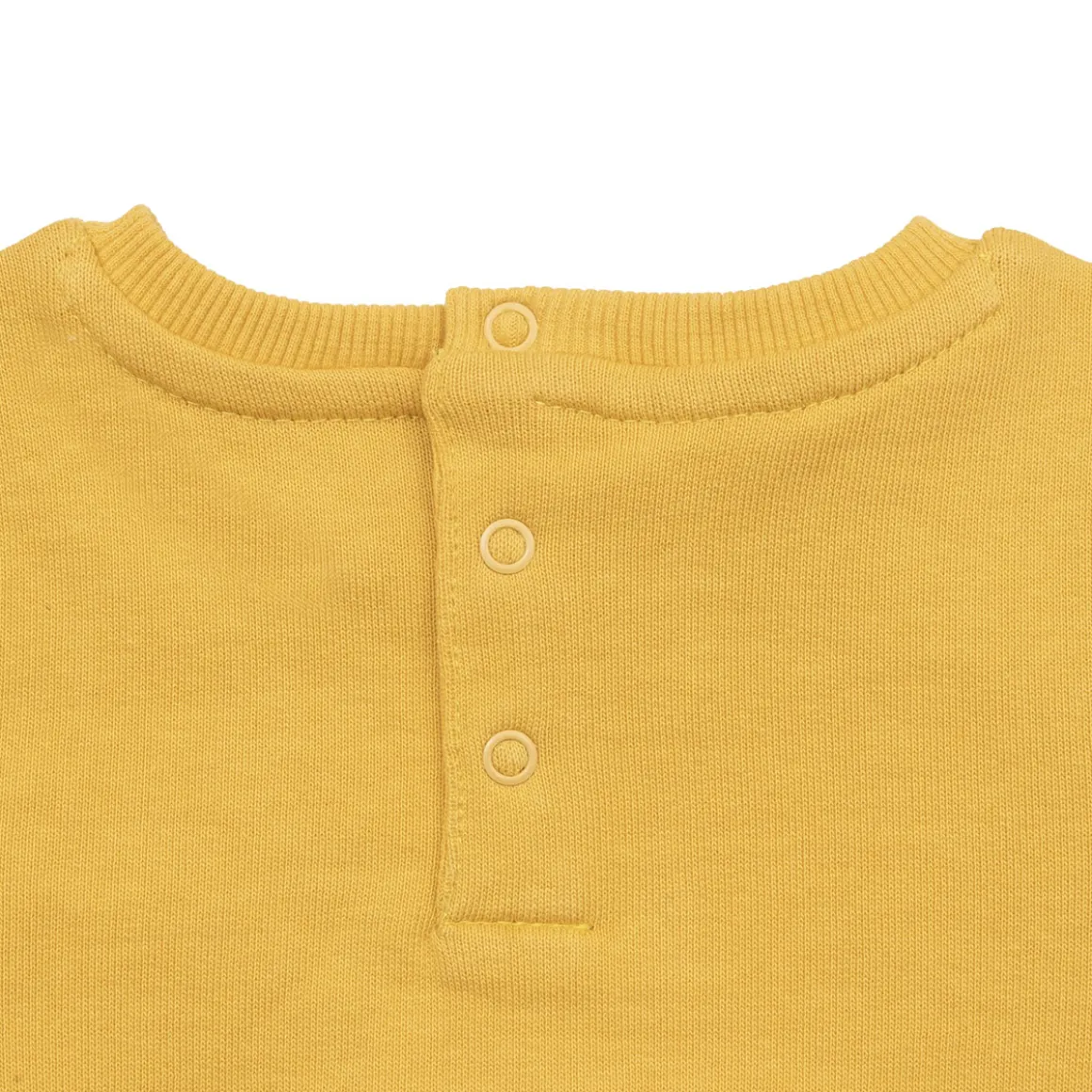 Felpa bimba gialla stampata