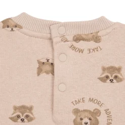 Felpa bimbo beige orsetti