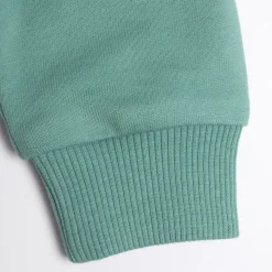 Felpa con zip, in cotone, non felpata, adatta alla primavera e all’autunno