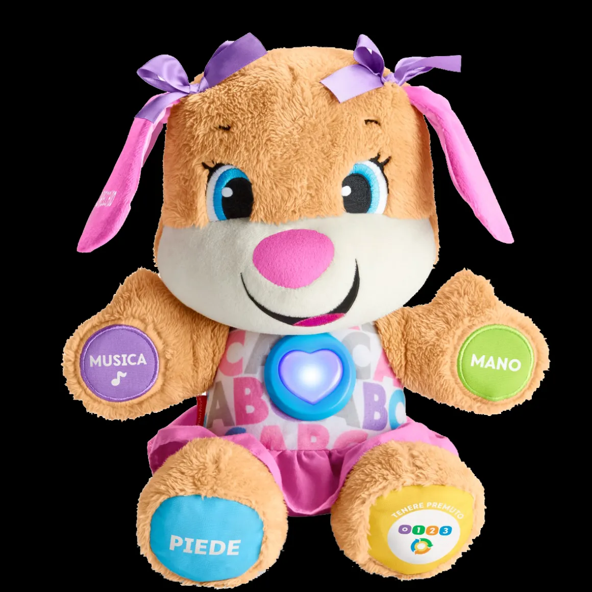 Fisher-price – la sorellina di cagnolino – giocattolo educativo