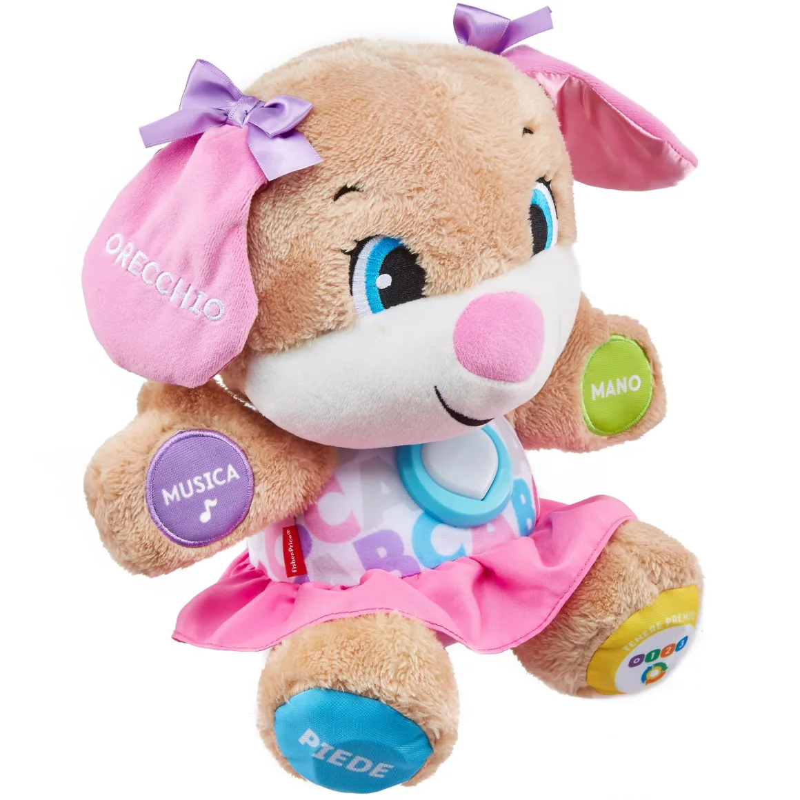 Fisher-price – la sorellina di cagnolino – giocattolo educativo
