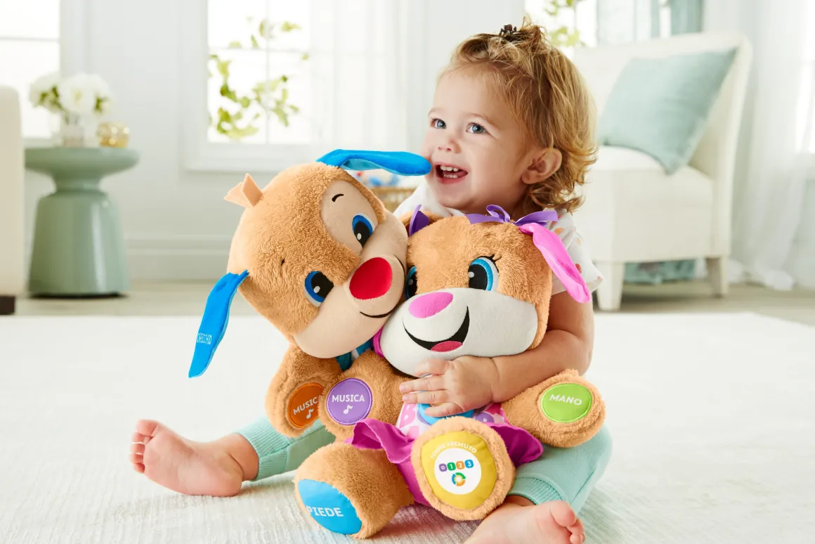 Fisher-price – la sorellina di cagnolino – giocattolo educativo