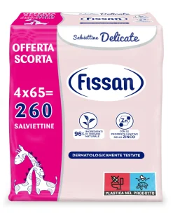Fissan salviette 4 pack per 65 pezzi