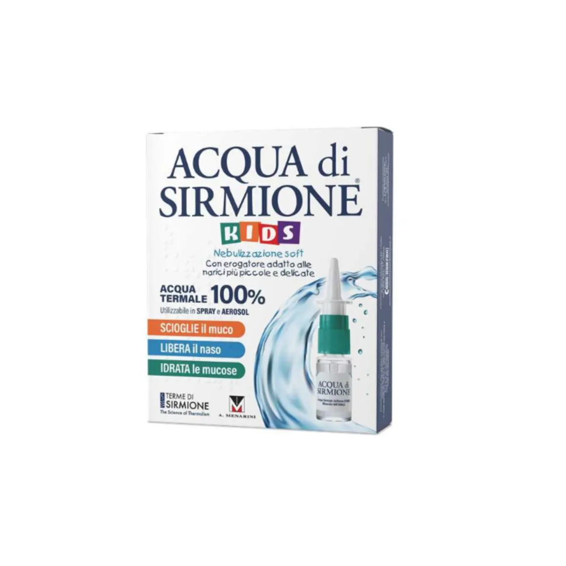 Flaconcini monodose (x6) con erogatore spray kids – acqua di sirmione