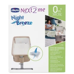 Fodera night breeze per next2me grey – chicco