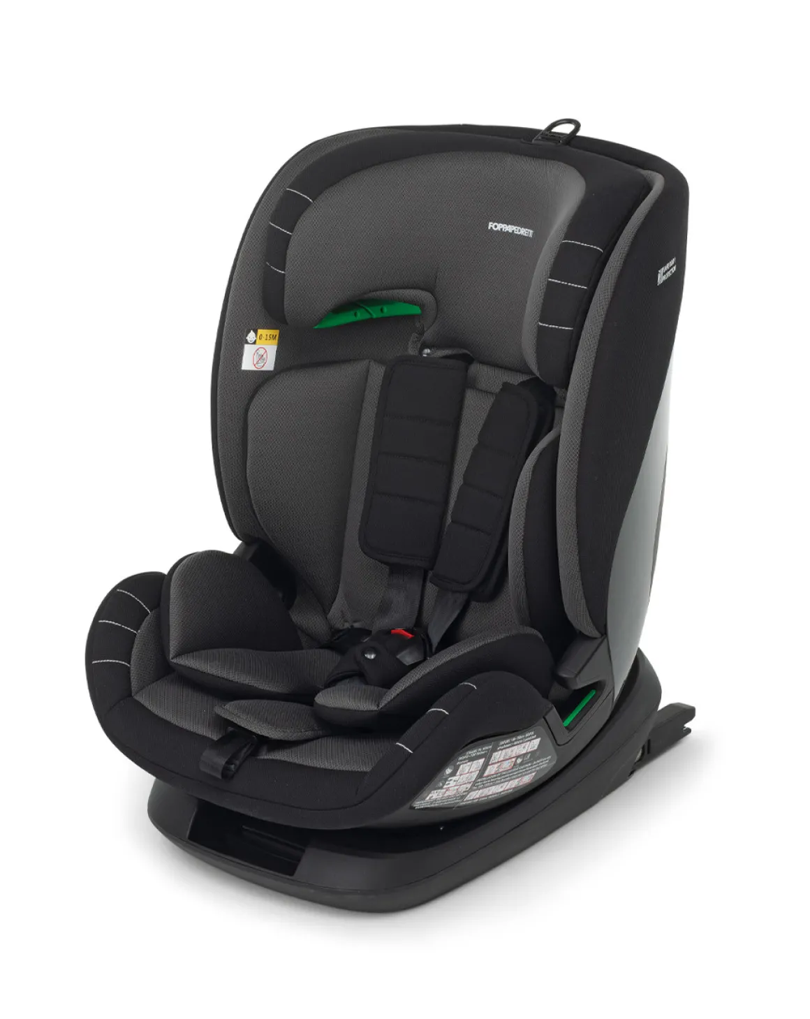 Foppapedretti seggiolino auto pitstop i-size black 76 – 150 cm