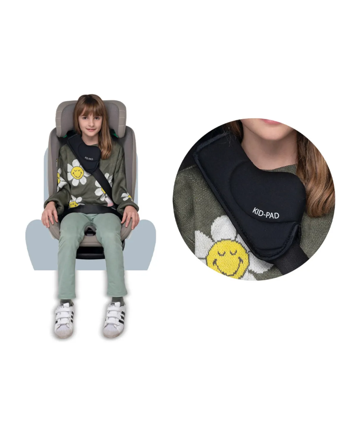 Foppapedretti seggiolino auto pitstop i-size black 76 – 150 cm