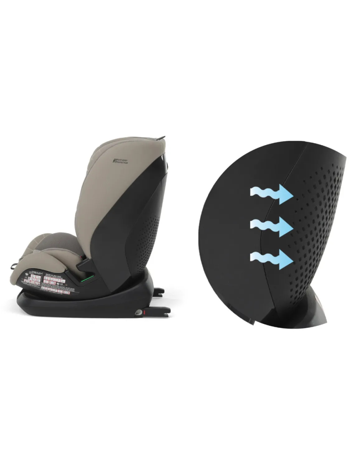 Foppapedretti seggiolino auto pitstop i-size black 76 – 150 cm