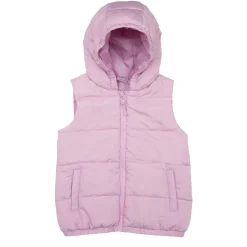 Gilet imbottito bimba rosa