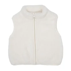 Gilet morbido bimba panna