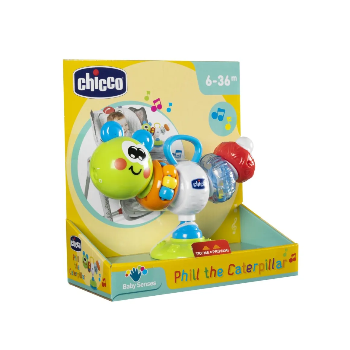 Gioco seggiolone bruchino ballerino – chicco