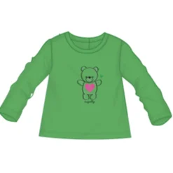 Girocollo ml verde con orso