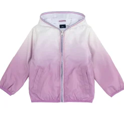 Giubbino antivento sfumato rosa