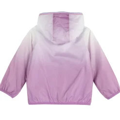 Giubbino antivento sfumato rosa