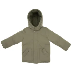 Giubbino parka bambino verde