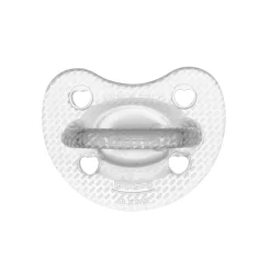 Gommotto silicone luxe 6-16m 2pz arancio/trasparente – chicco