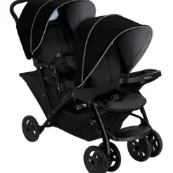 Graco® passeggino gemellare stadium black grey