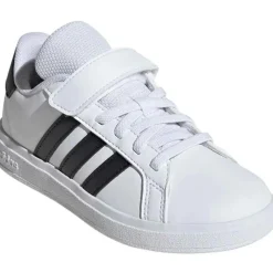 Grand court bianca bande nere – adidas