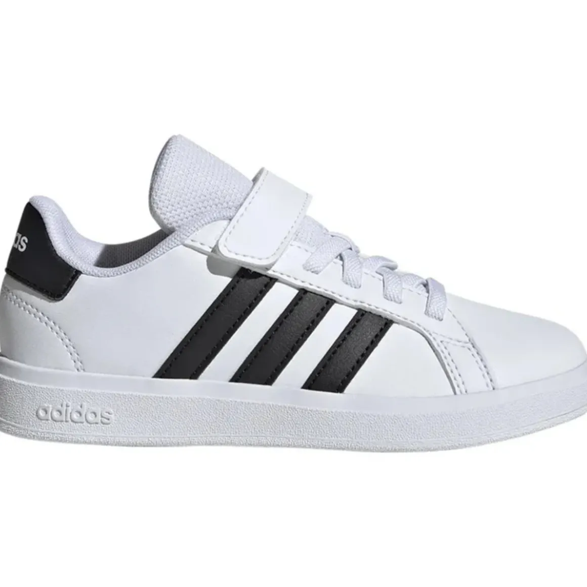 Grand court bianca bande nere – adidas