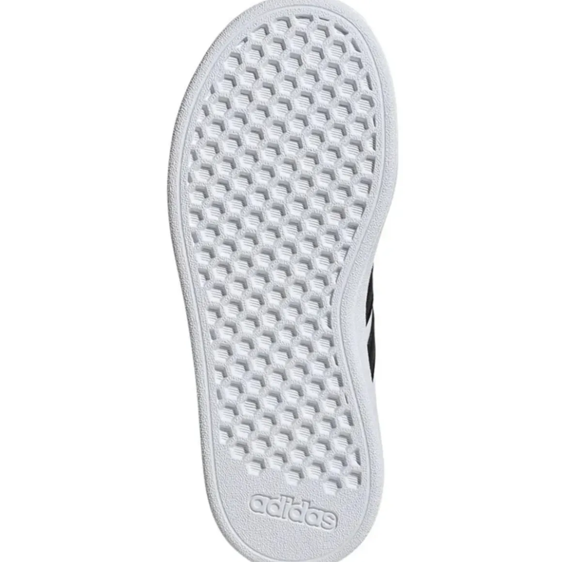 Grand court bianca bande nere – adidas