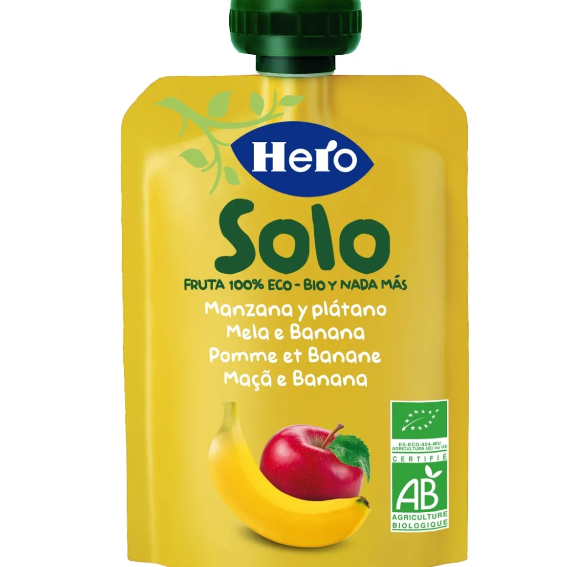 Hero baby pouch mela banana bio 100g