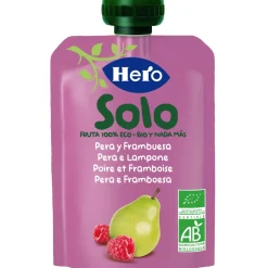 Hero baby pouch pera lampone bio 100g