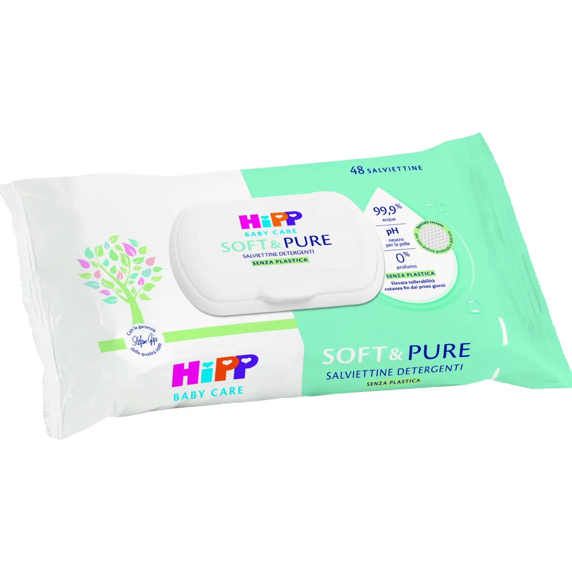 Hipp baby care salviettine soft&pure 3×48
