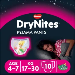 Huggies – drynites pacco singolo girl 4-7 anni (17-30 kg) tg.m – pz.10