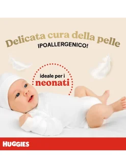 Huggies extra care bebè – pannolini taglia 1 (2-5 kg) – confezione da 40 pz