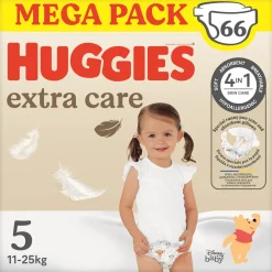 Huggies extra care mega pack tg.5 – 66 pezzi