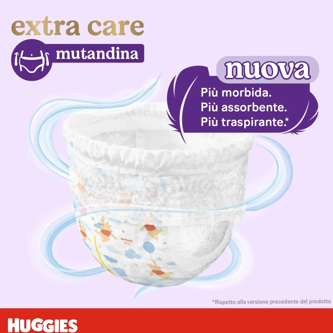 Huggies extra care mutandina unisex mega pack tg.6 60 pezzi