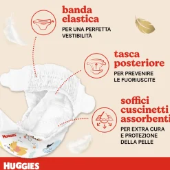 Huggies pannolini extra care grande tg. 3 (6-10 kg) – 40 pezzi