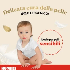 Huggies pannolini extra care grande tg. 3 (6-10 kg) – 40 pezzi