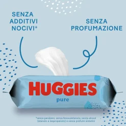 Huggies pure salviette umidificate 12 x 56 pz