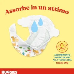 Huggies unistar mega pack tg.5 126 (42×3) pezzi