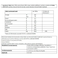 Humana merenda al latte pera 100gx4