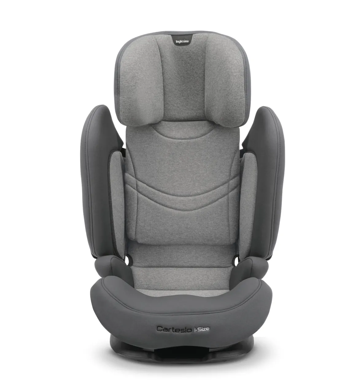 Inglesina seggiolino auto cartesio i-size, 100-150 cm, colore stone grey