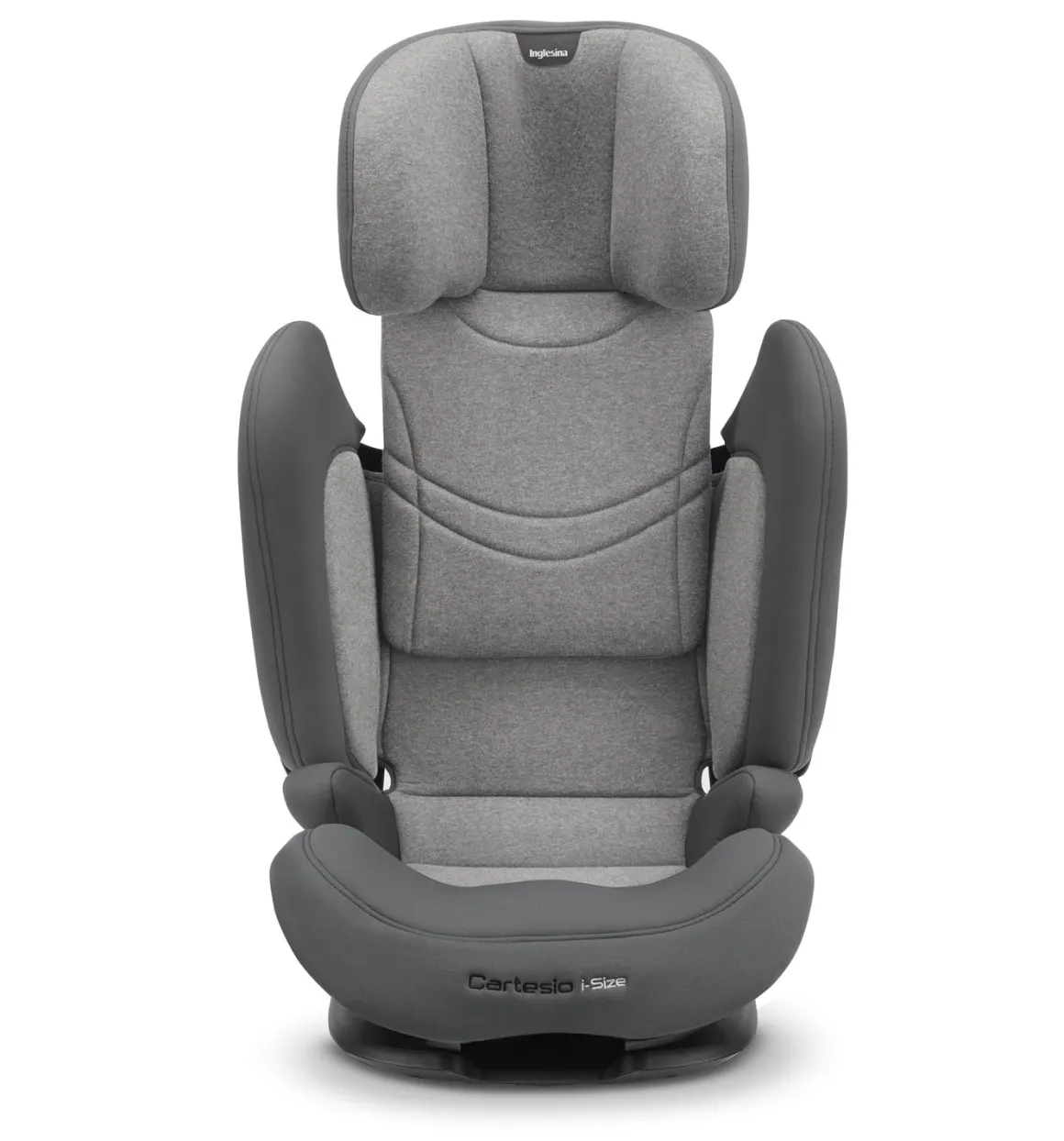 Inglesina seggiolino auto cartesio i-size, 100-150 cm, colore stone grey