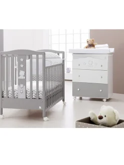 Italbaby- lettino popstar grigio