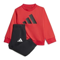 Jogger adidas bambino rosso/nero
