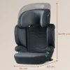 Kinderkraft seggiolino auto xpand 2 i-size graphite black 100-150 cm