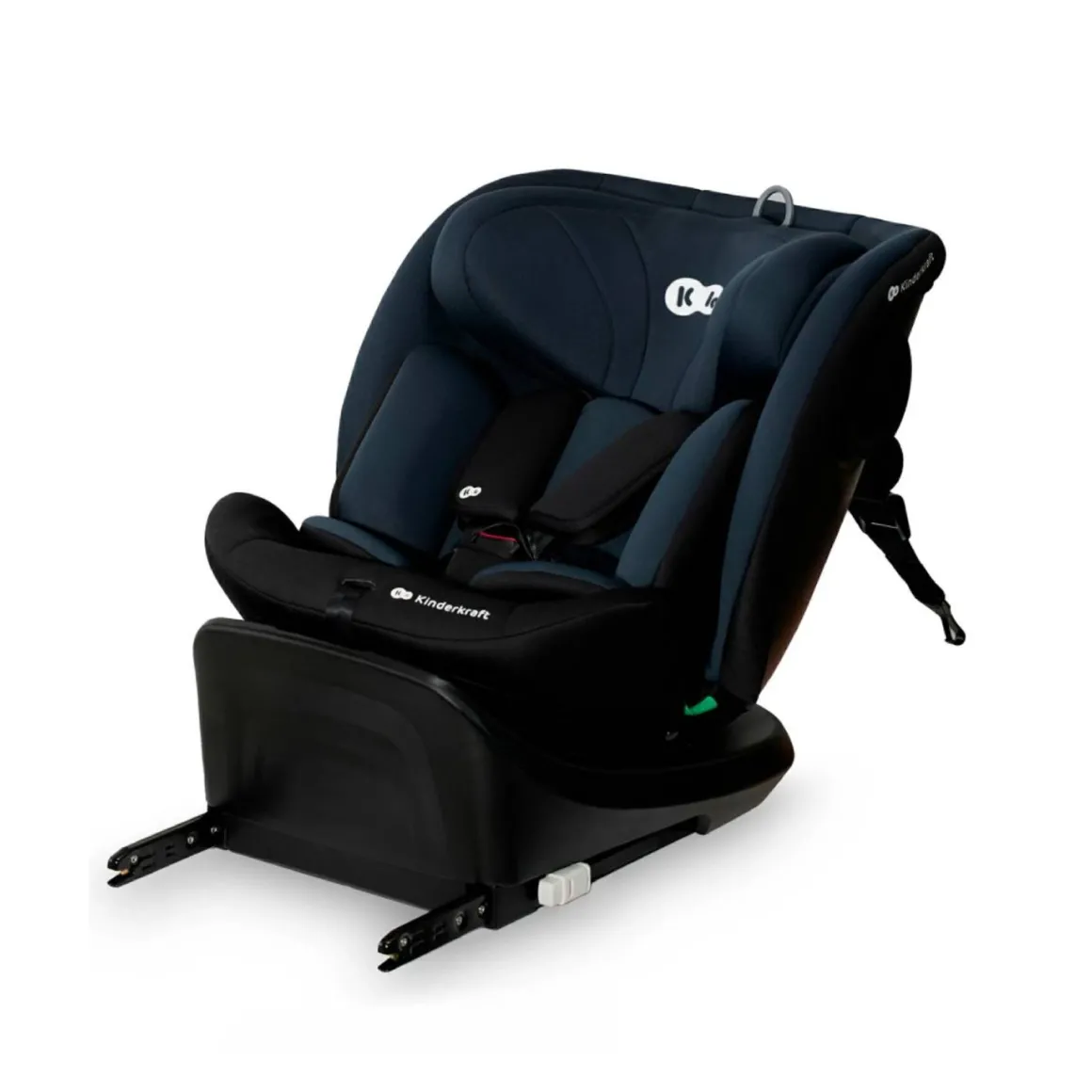 Kinderkraft seggiolino auto i-grow i-size black 40-150cm con base girevole
