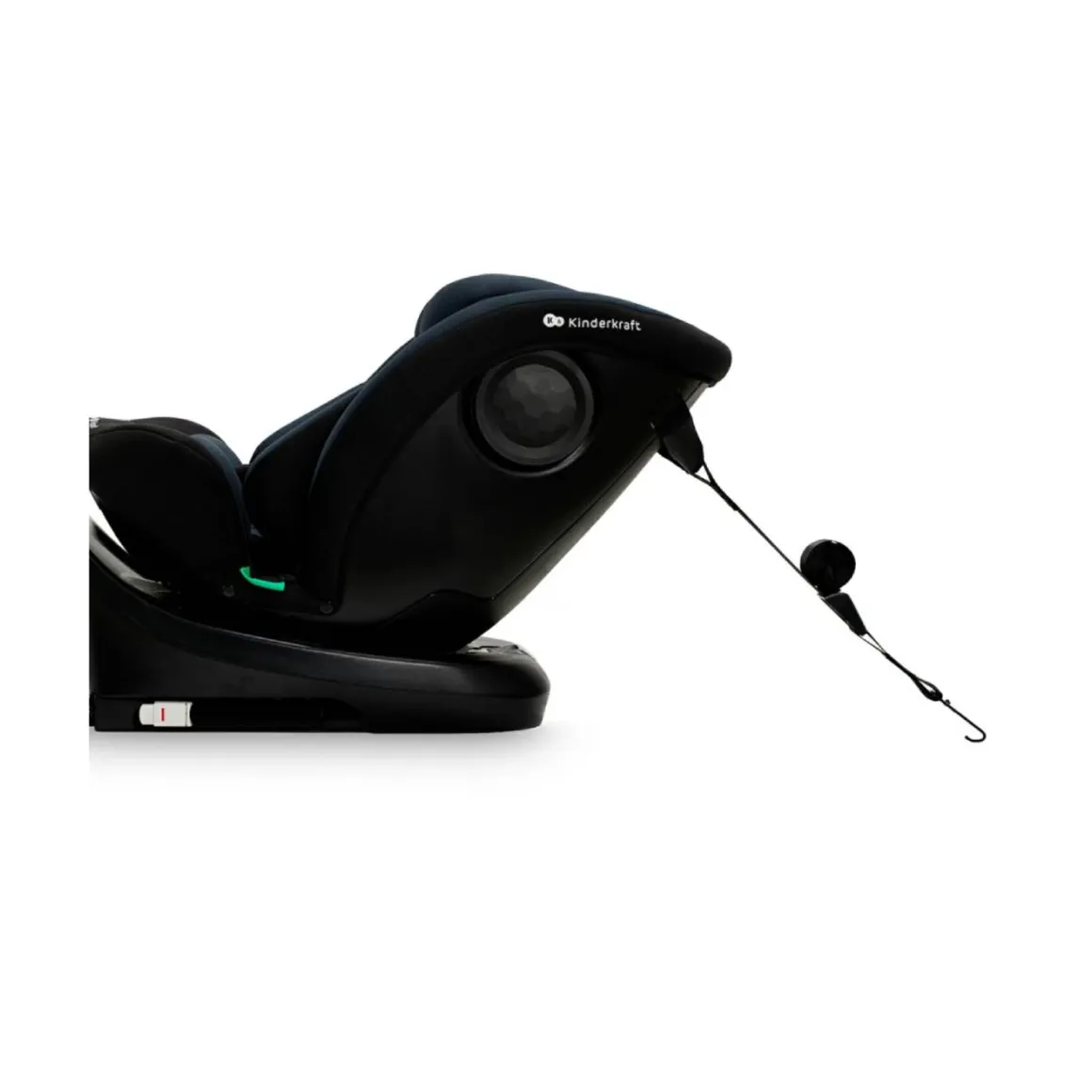 Kinderkraft seggiolino auto i-grow i-size black 40-150cm con base girevole