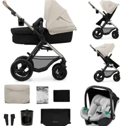 Kinderkraft trio moov 2 air moonlight grey