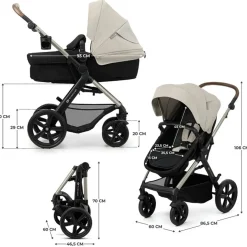 Kinderkraft trio moov 2 moonlight grey